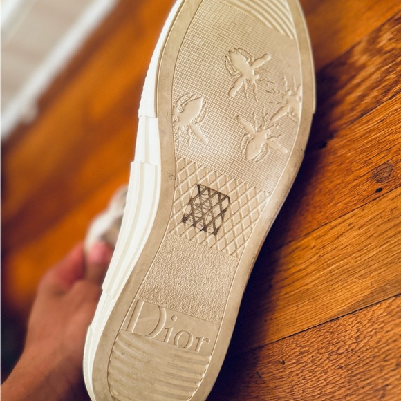 Dior B23 Oblique High Top Red Blue Oblique - Picture 8 of 11